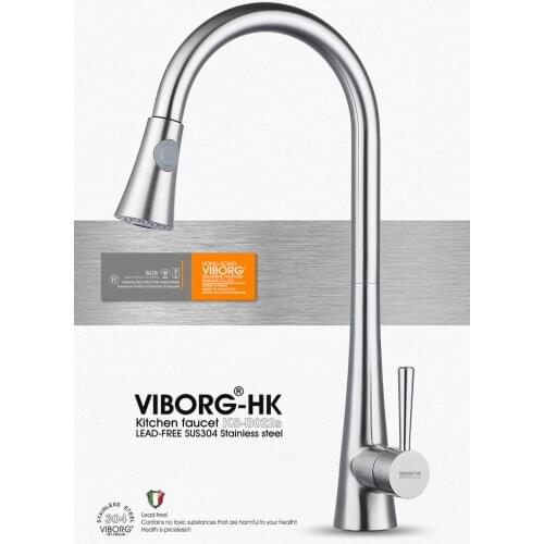 VIBORG Pull-out Bath Mixers With Shower Head