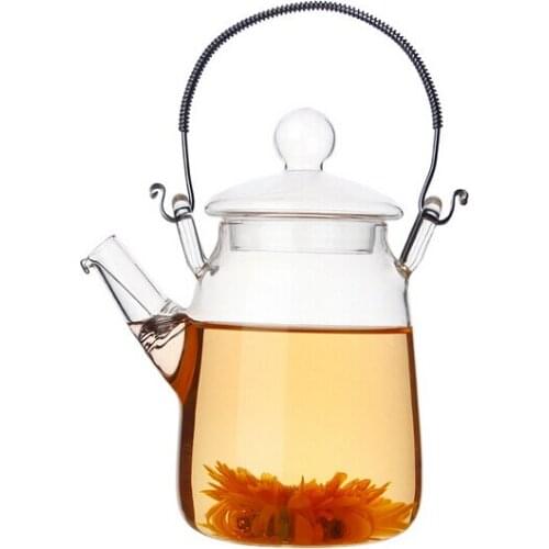 1PC 300ML Hot selling heat resistant glass teapot JM 1003