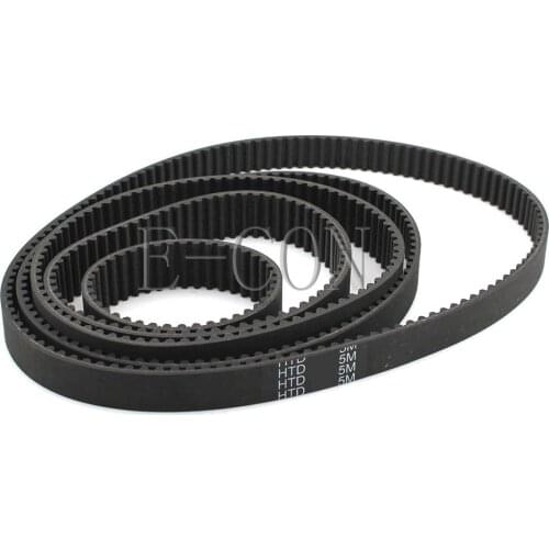 1pcs/5pcs HTD5M Timing Belt 5M Belt Cogged Rubber Geared Closed Loop 15mm/20mm Wide 330-360mm Internal Perimeter