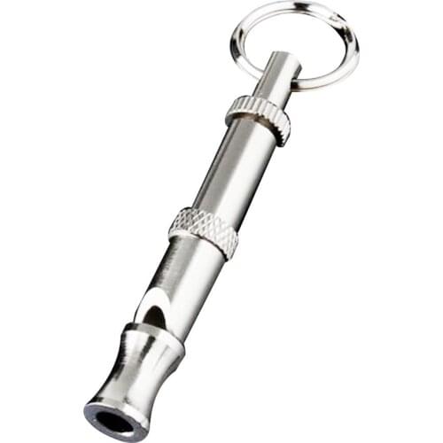 1Pc Hot Pet Dog Training Adjustable Whistle Sound Pet Products For Dog Puppy Dog Whistle Stainless Steel Whistle Key Chain Hot