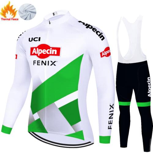 2021 alpecin fenix roupas de ciclismo Winter Thermal Fleece ciclismo ropa hombre Men cycling jersey set men