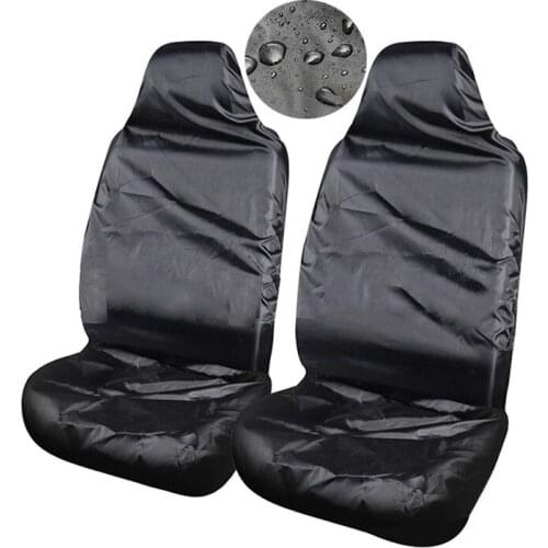 3 Pcs suit Car seat cover Four seas3ons universal black auto parts Seat cover Waterproof Dustproof car seat cover Car decoration