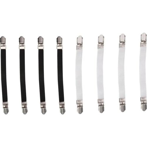 4x Elastic Bed Mattress Sheet Double Clips Sheet Straps Suspender Fasteners