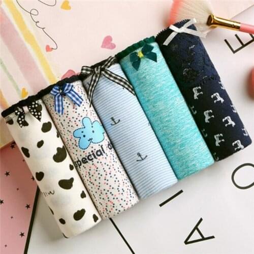 4PCS/Lot Children Cotton Underwear Young Girls Briefs Solid Low Waist Short Briefs Comfortable Ladies Panties TWY-811-I-4p