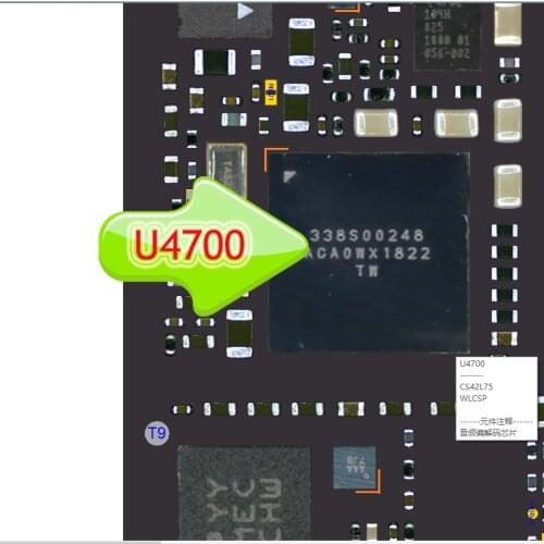 5-20pcs/Lot IC Codec 338S00248 CALLAN Big Audio IC Chip U4700 CS42L75 Integrated Circuits U4700 For iPhone 8 8P X XS MAX XR