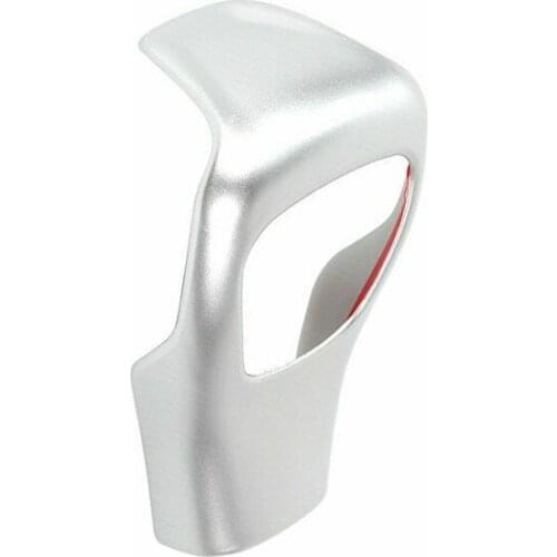 ABS Silver Car Gear Shift Knob Shifter Lever Head Cover Trim Fit For Jeep Cherokee 2014 2015 2016 2017 2018