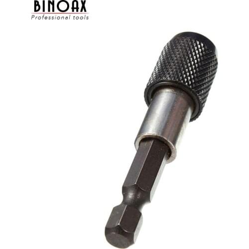 BINOAX 1/4" 60mm Hex Shank Quick Release Magnetic Screwdriver Bit Holder Tools
