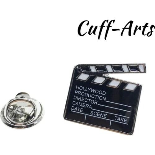 Cuffarts Lapel Pin For Men Hollywood Film Clapperboard Lapel Pin Pride Brooch Hijab Pins Enamel Pin Broche Pusheen P10059