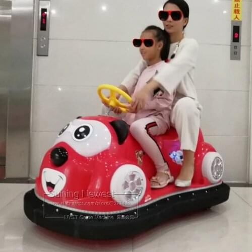 Kids and Teenagers Outdoor Playground Amusement Park Fairground Coin Operated Game Machine Battery Cute Bear Animal Bumper Cars