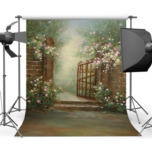 Mehofoto Old Master Floral Backdrop Photography Vintage Style Backgrounds for Photo Studio Computer Printed CM-1481
