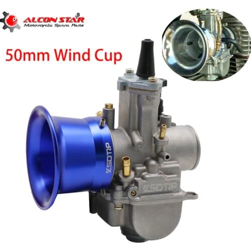 Aclonstar For Modified Carburetor Koso Keihin PWK 21 24 26 28 30 PE28 PE30 Motorcycle 50mm Air Filter Cup Wind Cup Horn Filter