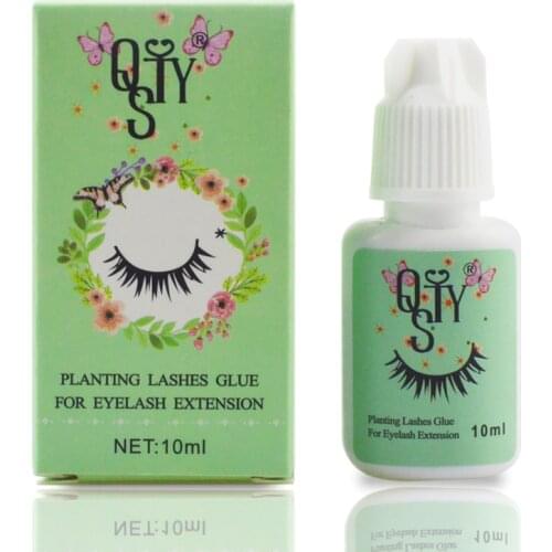 10ml 1 Second Fast Drying Strong False Eye Lash Extension Glue Adhesive Retention 6-7 Weeks Low Smell Mink Eyelash Glue