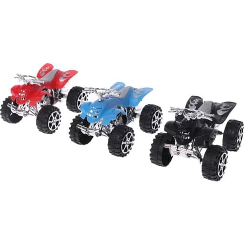 Pull Back Mini Inertia Simulation 4 Wheel Beach Motorcycle Vehicle Motocross Model Educational Toy For Kids