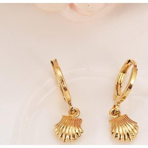 Fashion cute shell Earrings Gift for Girls Friend Kids Lady earring party earring wedding bridal jewelry