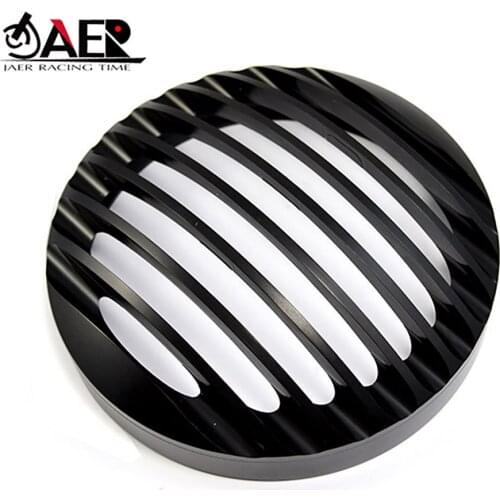 JAER Motorcycle CNC Headlight Grill Cover for Harley Sportster XL 883 1200 2004-2015 headlamp