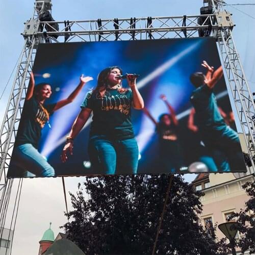 New 500*500mm cabinet p3.91 p4.8 outdoor led rental screen high brightness IC 2153 2038s 5124 advertising led wall stage