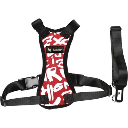Pet small dogs collars safe harnesses vest and leash set dog safety seat belt with chain adjustable for pet dogs car accessories