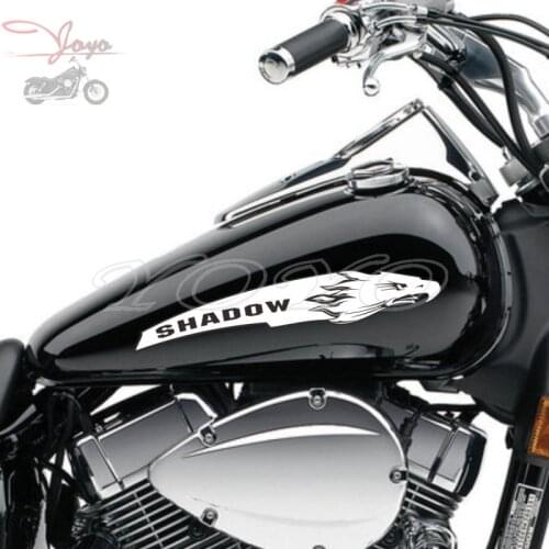 Custom Letters Decals Eagle Head Logo Sticker Gas Tank Stickers Vinyl Decal For Honda Shadow VT400 VT600 VT750 VLX600