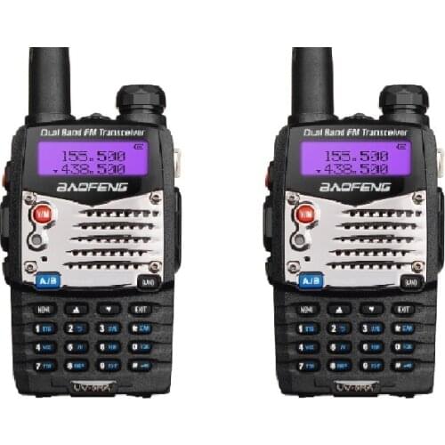 2pcs Baofeng UV-5RA Ham radio vhf telsiz Two Way Radio comunicador walkie talkie frequency Portable upgrade uv-5r