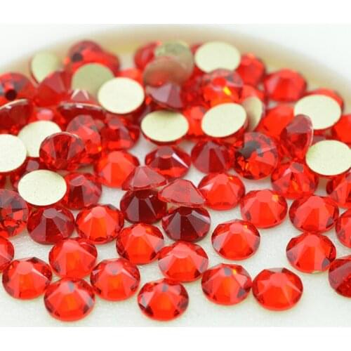 Non hotfix Rhinestone Similar to SWA Crystal Strass 16 Cut Face Crystals ss20 4.6-4.8mm Siam Nail Art Rhinestones Gems
