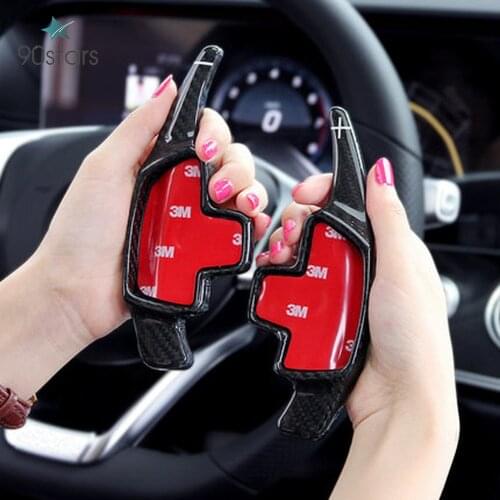 Carbon Fiber Steering Wheel Shift Paddle Extension for Mercedes-Benz A B C E CLA CLS M GL Class GLK SLK W176 W246 W204 W212 X166