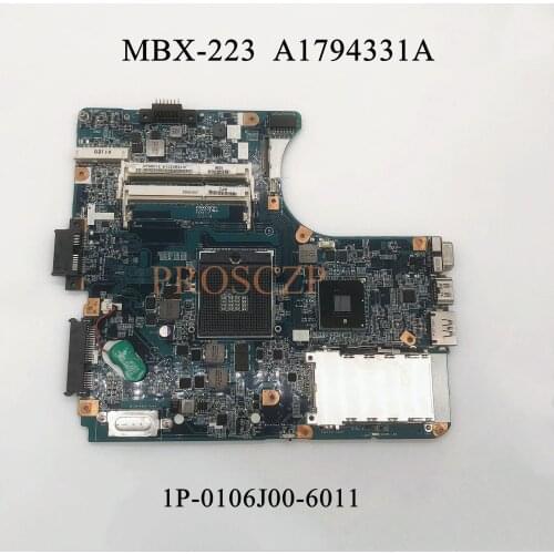 High quality For SONY MBX-223 1P-0106J00-6011 A1794331A HM55 M971 Laptop motherboard with DDR3 100% working well