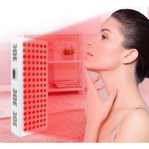 480W With Timer Red 660nm Near-Infrared 850nm Red Light Therapy Panel Lamp With Low EMF For Relieving Pain and Skin Health