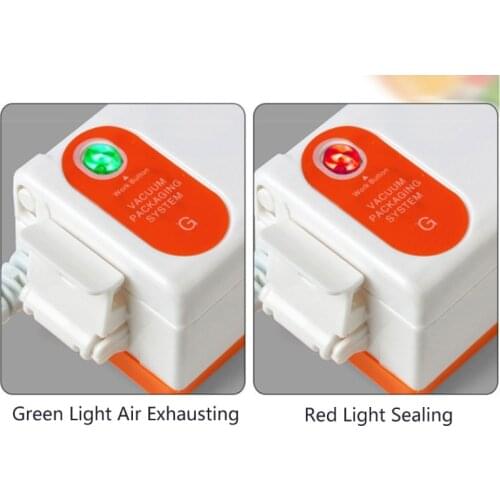 10V/220V Household Food Vacuum Sealer Vacuum Packer Film Sealer with 10Pcs Bags