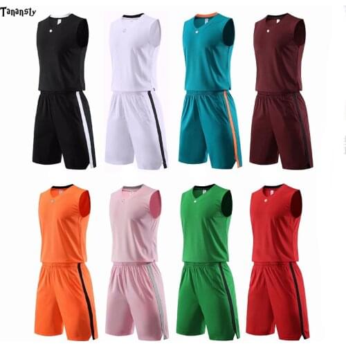 NEW Custom Basketball Uniforms Mens Youth Sports Suits Breathable DIY College Basketball Jerseys Blank Basketball Shirt White