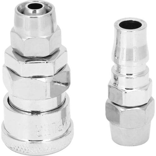 2Pcs Quick Connector Alloy Steel Self Locking Pneumatic Air Pipe Joint 30SP+30PP Compressor Pneumatic Tools