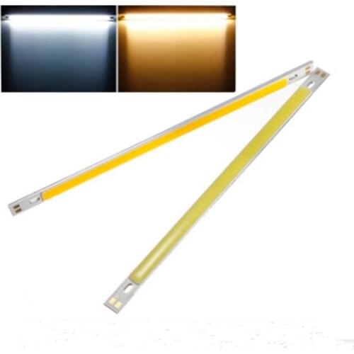 10W COB LED Chips LED Strip Bar Light Bulb Lamp Flood Light Pure White Warm White 1000LM for DIY Lighting 200x10mm DC12-24V