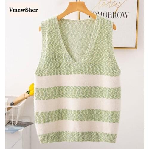 VmewSher 4XL Autumn Winter Women Vest Thick Chenille Soft Knit Casual Sleeveless Sweater Pullover Knitwear Jumper Plus Size Top
