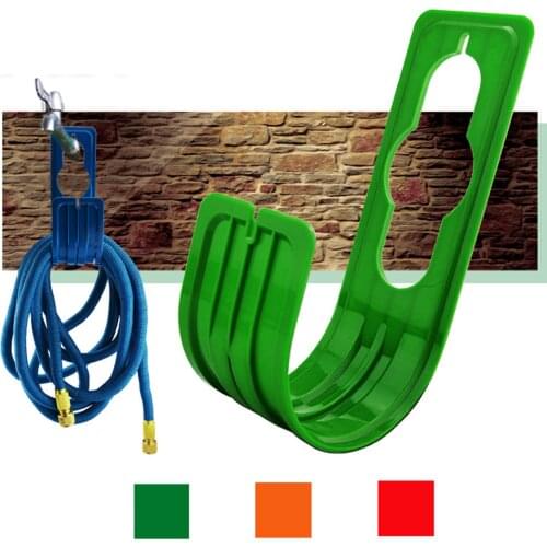 1pc New Garden Yard Hose Pipe Holder Hanger Hosepipe Watering Storage Hook Rack Plastic Pipe Holder Bracket Hanging Expandable