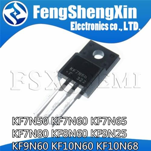 10PCS KF7N60 TO220 KF7N60F TO-220 7N60 TO-220F 600V 7A N CHANNEL MOS FIELD EFFECT TRANSISTOR
