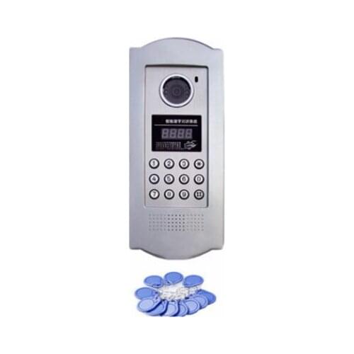 2020 New Arrival Building video door phones door bell intercom systems camera support Inductive Card/Password unlocking function