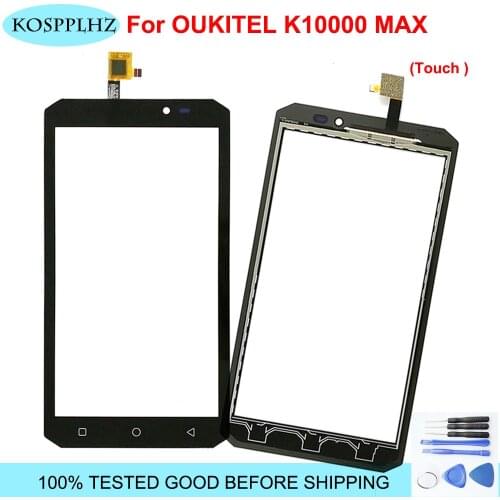 5.5 inch For OUKITEL K10000 MAX Touch Screen Glass 100% Guarantee Original Glass Panel Touch Screen Glass K 1000 MAX + Toosl