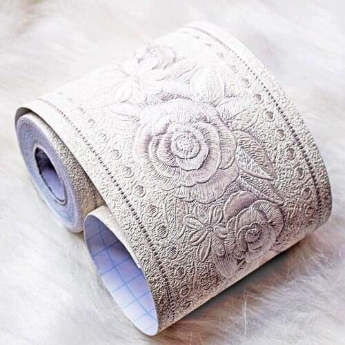 5 Meters Bathroom&Kitchen&Baseboard Vinyl Waterproof Wall Borders Self Adhesive Sticker/Tile Wall paper / Home Waistline Decor