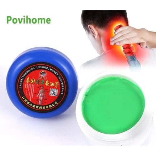 50g Thailand Analgesic Cream Herbal Extract Ointment for Neck Knee Back Pain Orthopedic Joints Muscle Arthritis Medcial Plaster