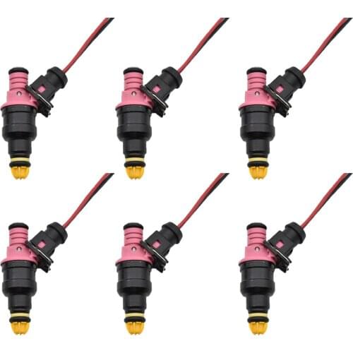 6pcs/set Fuel Injector with Plug FOR BMW 96-99 328I 328IS 528I M3 Z3 E36 E39 E38 2.8L 3.2L 0280150440 0 280 150 440