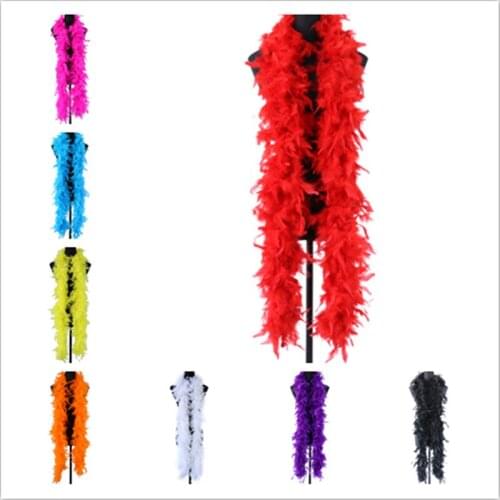 60 GramsTurkey Feathers Boa Diy Wedding Party Clothing Dress Shawl Craft Accessories Feather Ribbon Decoration Jewelry Making