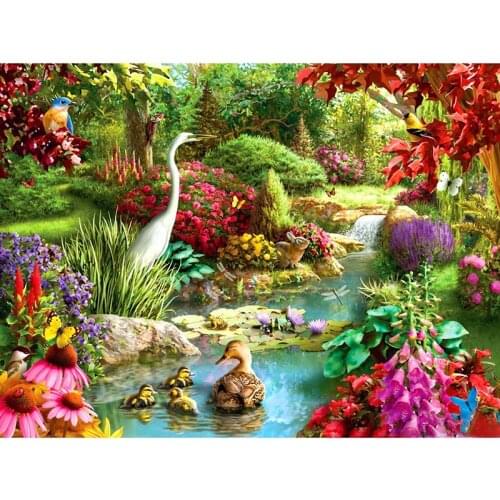 Full Square/Round Drill 5D DIY Diamond Painting "Forest Animals" 3d Rhinestone Embroidery Cross Stitch 5D Home Decor Gift