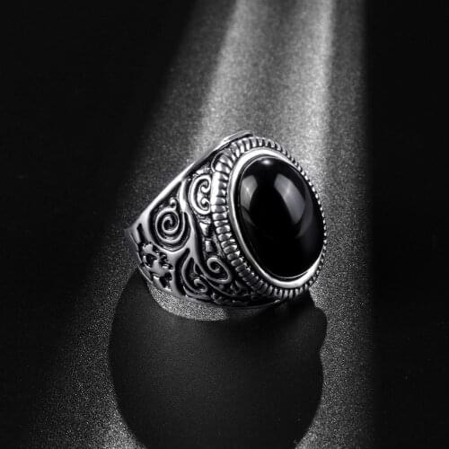 Black Round Acrylic Inlaid Ring Ladies Wedding Engagement Ring New Fashion Metal Accessories Party Jewelry Size 7-10