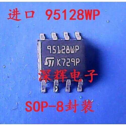 5pcs/lot M95128-WMN6TP M95128 95128WP 95128 SOP8 EEPROM memory chip For Car Repair IC Chips