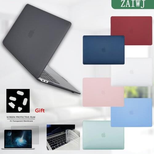 For MacBook M1 Chip Air 13.3 11 A2179 A2337 Case 2020 Pro Retina 13 12 15 16 Inch Touch Bar ID A2338 A2251 A2289 Laptop Cover