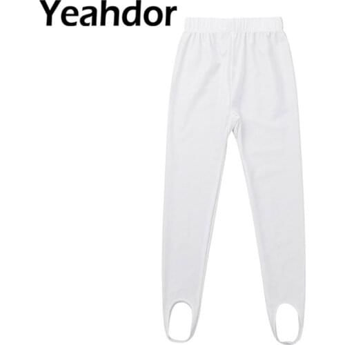 Kids Girls Boys Foot Stirrup Pantyhose Ballet Dance Stockings Leggings Tights Kids Teens Yoga Practice Gymnastics Dance Pants