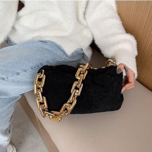 Small Velvet Hand Bags for Women 2020 Womens Bag Trend Handbags Female Travel Shoulder Bag Lady Chain Handbag Desinger Bag