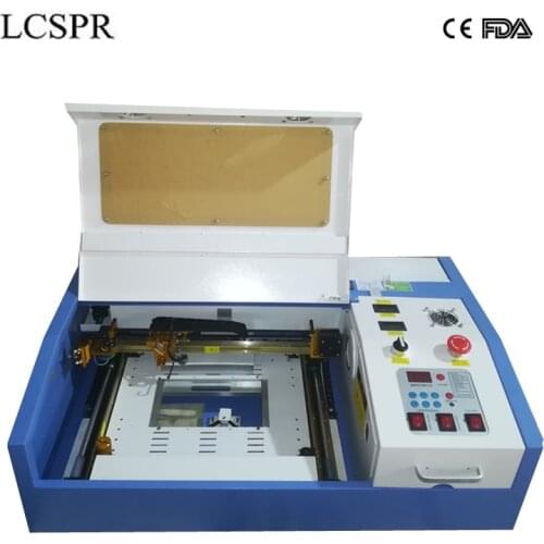 LCSPR 50W CO2 mini laser engraver diy 200*300mm working table laser cutter free shipping