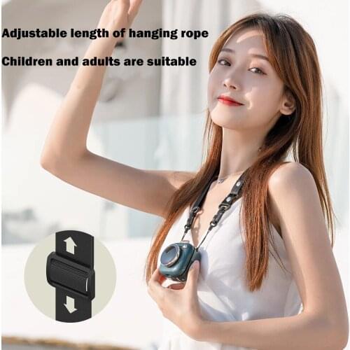 Mini Air Cooling Fan Camera Shape Air Conditioning Portable USB Rechargeable Handheld Hanging Neck Cooling Fan Conditioner