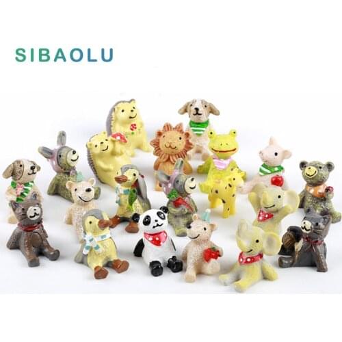 Mini Japan Zakka Frog cartoon Animal figurine decoration fairy garden miniature home ornaments resin craft toy gift