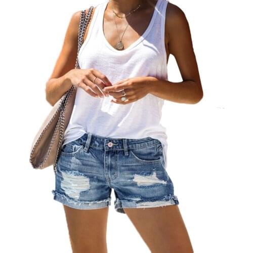 Mooclound Womens Ripped Jeans